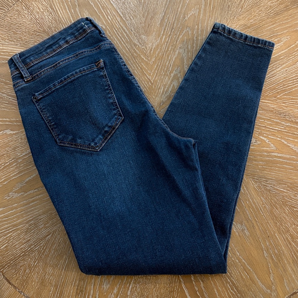 Kensie Effortless Ankle Dark Wash Mid Rise Skinny Jeans 10/30 - Picture 11 of 11